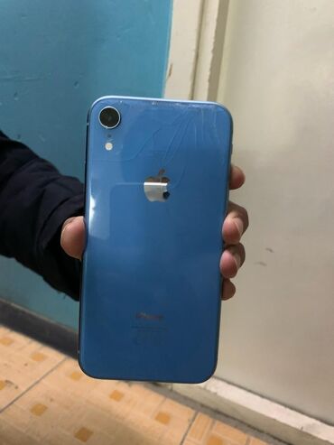 Apple iPhone: IPhone Xr, Б/у, 64 ГБ, Голубой, 100 %