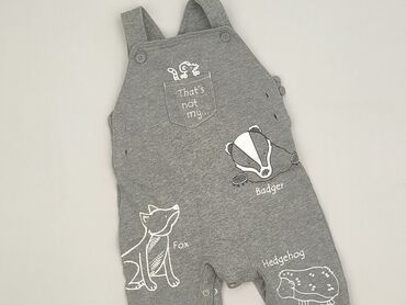 kombinezon wiosenny dla noworodka: Dungarees, George, 3-6 months, condition - Very good