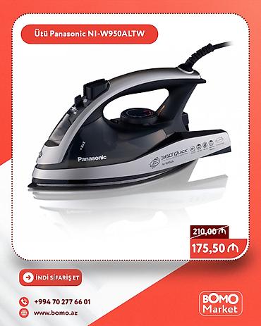 Все для дома и сада: 🔥 Ütü Panasonic NI-W950ALTW ✅ Marka: Panasonic ✅ Gücü: 2400 Vatt ✅ — 1