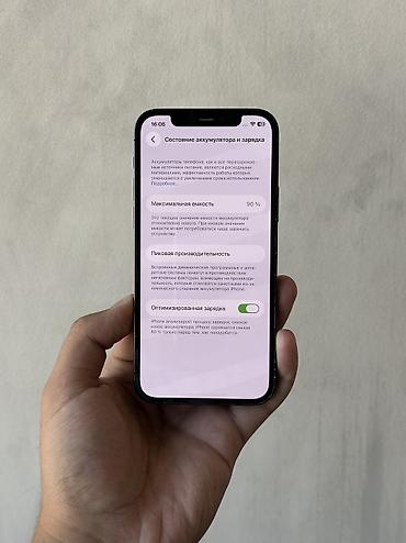 айклауде: IPhone 12 Pro, Б/у, 256 ГБ, Pacific Blue, Чехол, 90 % — 5