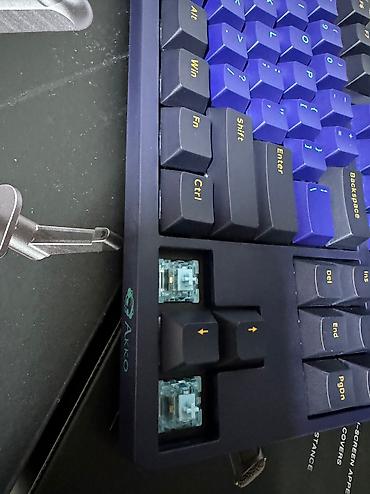 logitech superlight 2: Клавиатура, Akko, Механическая, Проводное подключение, Размер: 80% — 7