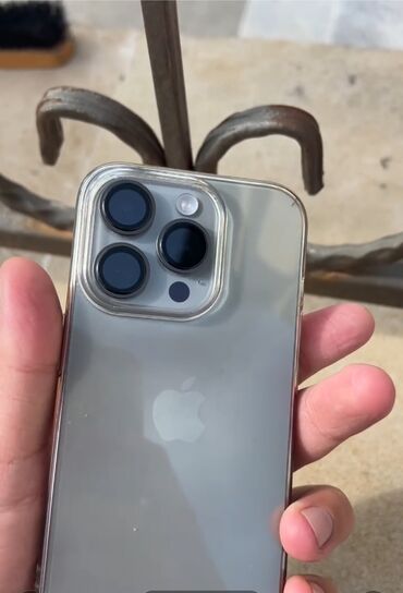 iphone 15 pro islenmis: IPhone 15 Pro, 256 GB, Gümüşü, Barmaq izi, Face ID