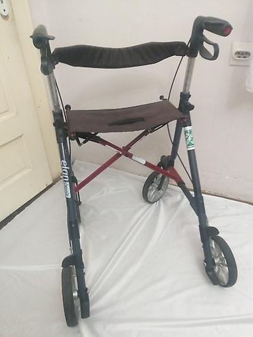 Hodalice, štake, štapovi za hodanje, kolica za hodanje: Nemacka aluminijumska hodalica-setalica ELAN CLASSIC, rolator sa 4 — 9