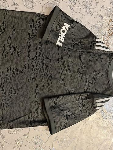 Kişi geyimləri: Futbolka, Adidas, M, rəng - Boz — 2