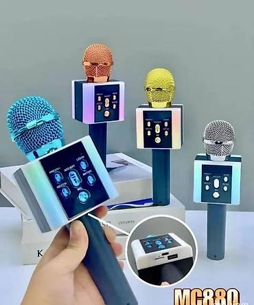 televizori 32: **MC880 karaoke Bluetooth mikrofon sa ugrađenim zvučnikom** — 1