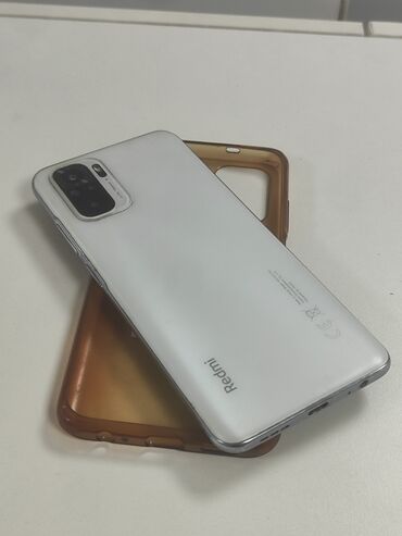 чехол для телефона samsung: Redmi, Redmi Note 10, Колдонулган, 64 ГБ, түсү - Ак, 2 SIM