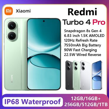 Redmi: Redmi Turbo 4 Pro, 256 GB, rəng - Ağ — 9