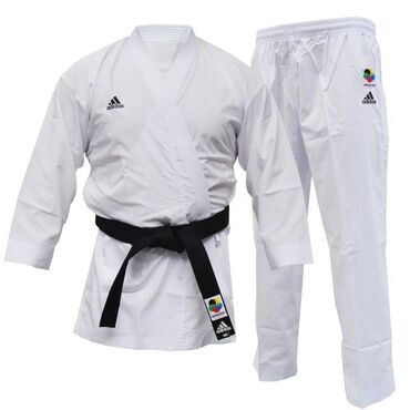 брюки спортивные: Кимоно для карате ADIDAS KUMITE (БЕЗ ПОЯСА) 2 размера в 1. Сделан из