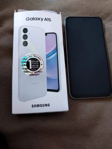 купить бу айфон 13 про макс: Samsung Galaxy A15, Колдонулган, 128 ГБ, түсү - Ак, 2 SIM