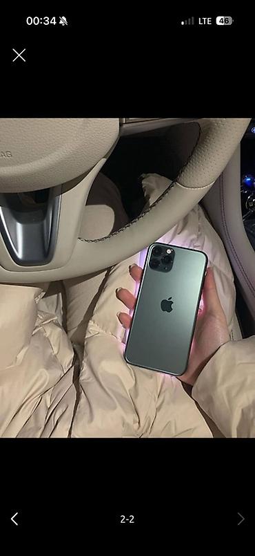 iphone 11 цена бишкек бу: IPhone 11 Pro, Колдонулган, 64 ГБ, Matte Midnight Green, Коргоочу айнек, Каптама, 73 % — 1