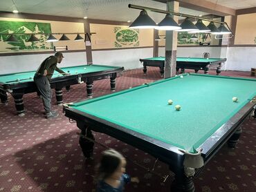 ткань для бильярдного стола: Б/у Бильярдный столдор сатылат(плиталар графит) Откон жылы куздо