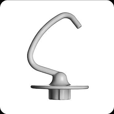 Блендеры, комбайны, миксеры: Стационарный планетарный миксер KitchenAid ARTISAN 4.8 л, фарфоровый — 7