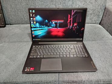 планшет графический для рисования: Ноутбук, Lenovo, 16 ГБ ОЭТ, AMD Ryzen 7, 15.6 ", Колдонулган, Жумуш, окуу үчүн, эс тутум NVMe SSD