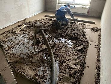 Напольные работы: Механизированная стяжка пола под финишные покрытия - Выполняем — 6