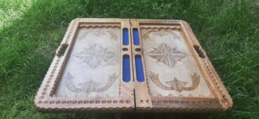 Nərdlər: Əl işı taxta nərd taxtaları - Material: keyfiyyətli bərk ağac (tam — 23