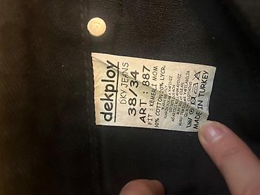 nike şalvar: Yeni boyuk beden cins qara şalvar, ela veziyyetde, boyuk beden şalvar — 4