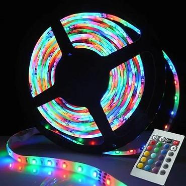 col oznaka: RGB led traka 5m - daljinski, kontrolor. RGB 5050 Led traka 5 metara — 2