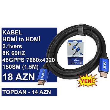 Digər kompüter aksesuarları: HDMİ Kabellər ⭐Type-C (USB-C) to HDMİ 2.0vers 1,8m 4K 60HZ – 30 AZN — 14