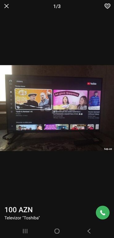 internet qiymetleri: İşlənmiş Televizor Toshiba LCD 82" 8K (7680x4320)