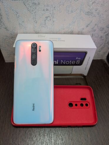 Redmi: Redmi, Redmi 8 Pro, Б/у, 128 ГБ, цвет - Голубой, 2 SIM