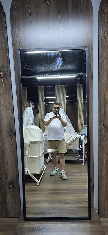 Декор жана интерьер: Настенное зеркало в полный рост в ПВХ раме. Подходит для прихожей — 6