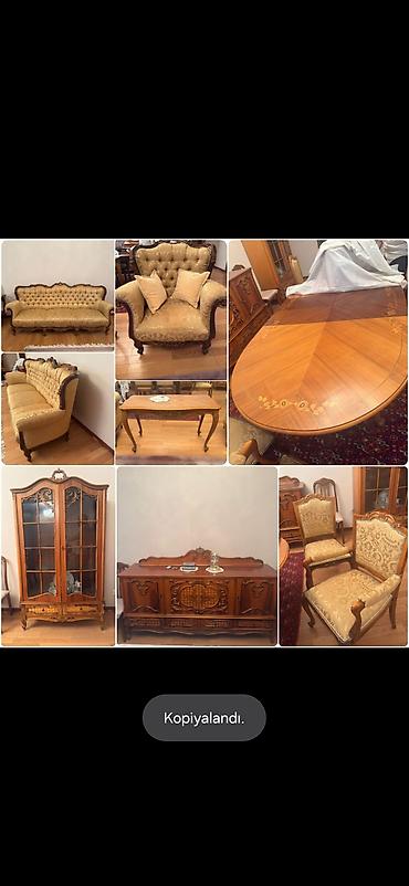 Rumıniya istehsali qonaq desti 3500 azn.Unvan Badamdar (GÜLÜ) E lalafo.az -da Rumıniya istehsali qonaq desti 3500 azn.Unvan Badamdar (GÜLÜ) E