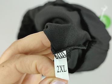 bluzki size plus: Spodnie materiałowe damskie, rozmiar 2XL — 4