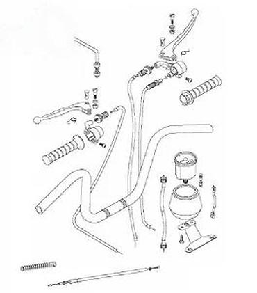rucice za motor: Retro okruglo retrovizorsko ogledalo za motocikl/skuter – levi/desni — 5