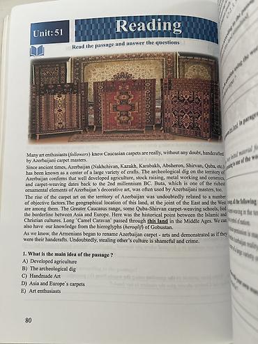 4 sinif ingilis dili test: Məhsul: Reading & Listening Testbank – English 9–11 Təsvir: - — 4
