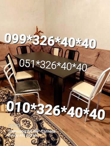 Masa və oturacaq dəstləri: Masa ve oturacaq destleri stol stul Stol stul stul stol oturacaq — 16