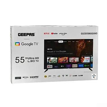 blu: Televizor Geepas GLED5506SGXHD 55" 4K UHD 🟢 Rəsmi iş yeri olan və — 2
