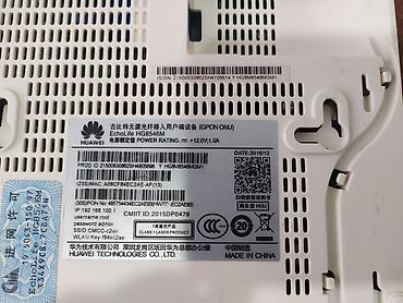 katv tv: Fiber optik xəttə qoşulan GPON modem Huawei, son modellərdəndir — 6