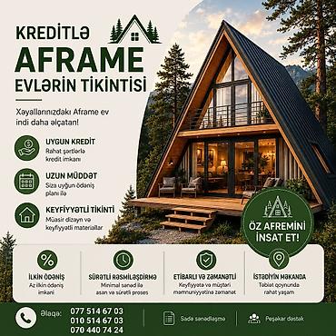 prefabrik ev: 3 otaqlı, 120 kv. m, Kredit var, Təmirsiz — 1