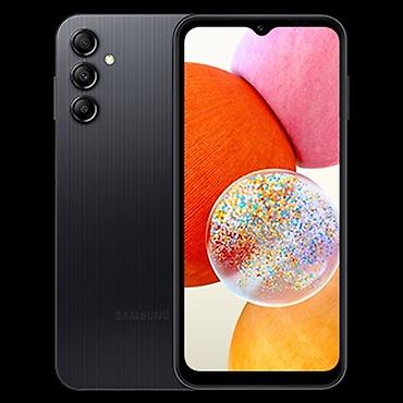 Техника и электроника: Samsung Galaxy A14, Б/у, 128 ГБ, цвет - Черный, 2 SIM — 1