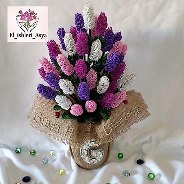 Bitkilər üçün dibçəklər: Muncuqdan el ishleri — 13