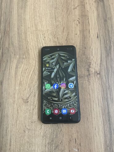 telfon samsunq: Samsung Galaxy A51, 64 GB, rəng - Göy, Düyməli, Barmaq izi, Hissə-hissə ödəniş