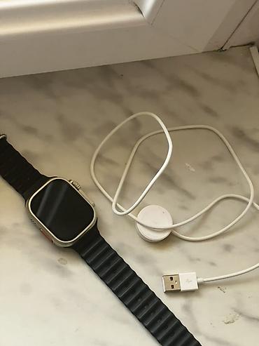 watch 8 ultra: Smart saat – Ultra üslubunda, 49 mm korpus Xüsusiyyətlər: - Korpus — 1