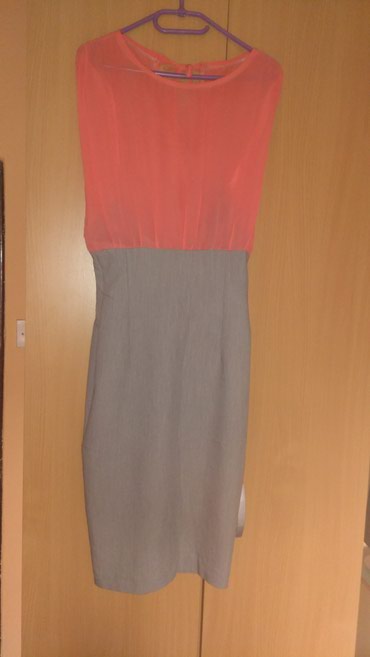 haljine sečene ispod grudi: S (EU 36), M (EU 38), color - Orange, Cocktail, Short sleeves