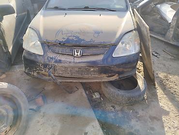 Honda Civic VII (2001–2005) — передний бампер в сборе - Оригинальный