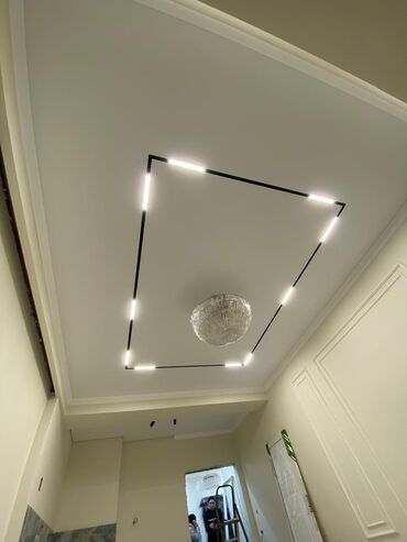 Натяжной потолок: Натяжной потолок Глянцевое, Матовое, 3D потолки Бесплатный замер, Гарантия, Демонтаж — 9