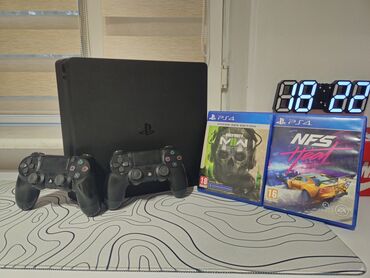 playstation цена: 🎮PlayStation 4 Slim 500gb🕹 🙂‍↕️Лучшая консоль 8-го поколения! 🔫2 игры