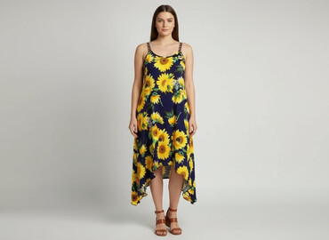 sukienka damska dla 60 latki: Sukienka damska, rozmiar S