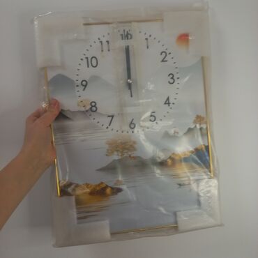 Часы для дома: Настенные часы-картины - Формат: прямоугольные панели с часовым — 9