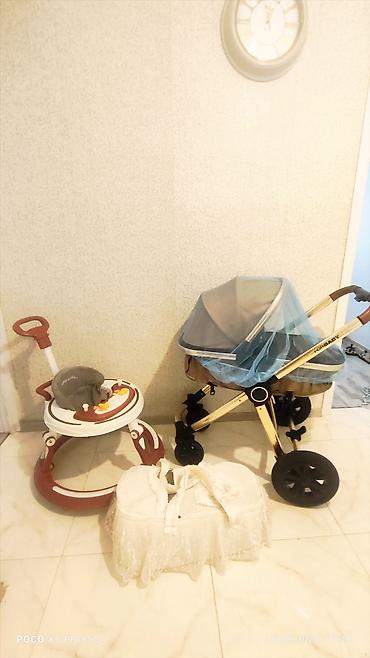 uwaq kalyaskasi type 1: Çıxarıla bilən beşikli araba, İşlənmiş, Cins: Oğlan, Yaş: 12-18 ay, Ünvandan götürmə, Ödənişli çatdırılma — 1