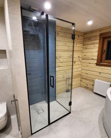 Душевые перегородки и ограждения: ДУШЕВЫЕ ПЕРЕГОРОДКИ НА ОБЪЁМ ! 🏢 Оснащаете новостройку, гостиницу — 3