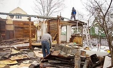 Демонтаж домов и построек под ключ - Профессиональный разбор