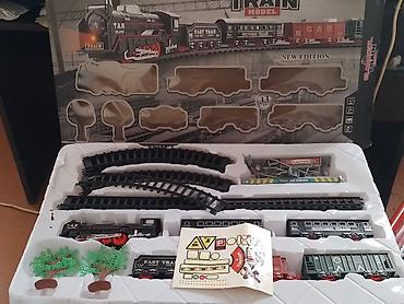 Uşaq üçün qatar oyuncağı dəsti – “Train Model, New Edition”, 33 hissə