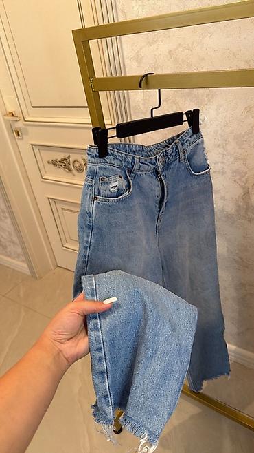 cins şalvarlar: Məhsul: ZARA jeans şalvar 89 Azne alinib razmer M L gedir — 2