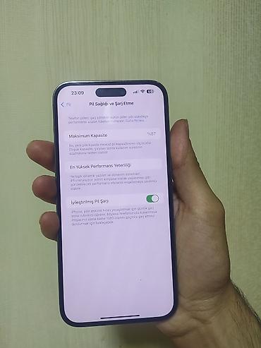 14 pro ekran: IPhone 14 Pro, Deep Purple, Simsiz şarj — 1