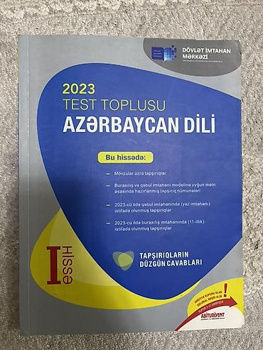 Testlər: Azərbaycan dili Testlər 11-ci sinif, DİM, 1-ci hissə, 2023 il — 1